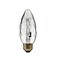 Philips 40w 120v F15 Flame E26 Clear Halogen Decorative Crystal White Light Bulb